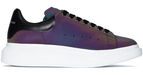 purple luxury oversized sneakers